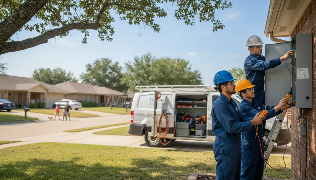 Certified electrician providing emergency electrical services in Norfolk, NE